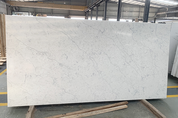 white quartz slab for kitchen renovation
