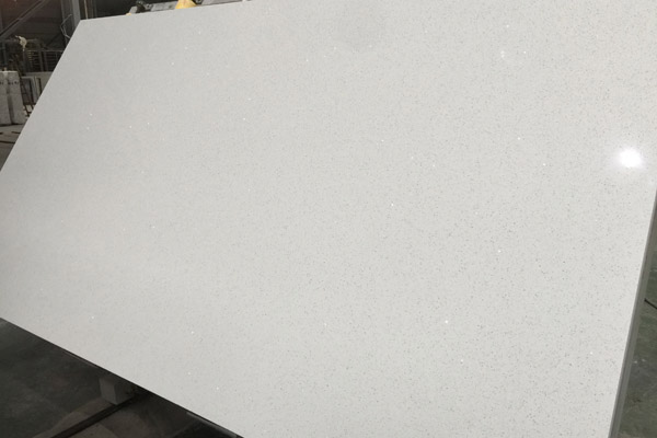 Brillo branco quartz slab Brillo branco quartz slab