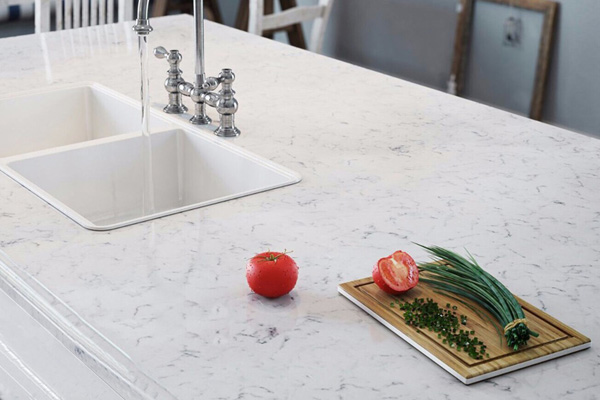 carrara quartz table engineering slab