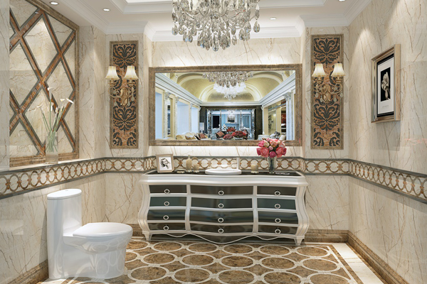 Bathroom marble tiling Bathroom marble tiling