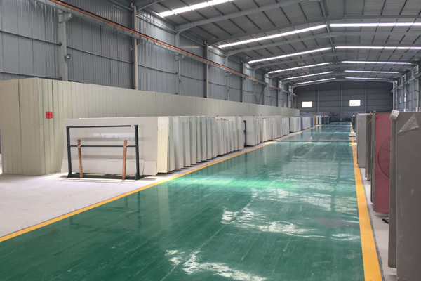 Quartz slab warehouse