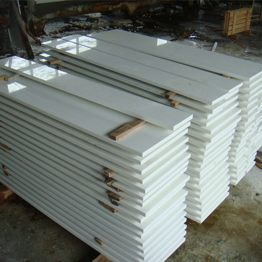 Engineered stone pure white