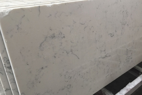 White Marble Countertops Type Faux Quartz Countertops Kitchen And