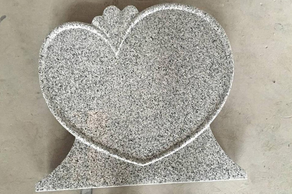 heart type white granite headstone heart type white granite headstone