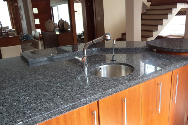 Norway Blue Pearl Natural Granite Blue Color Granite Countertop