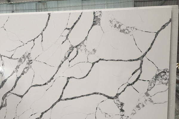 Calacatta white quartz slab price 