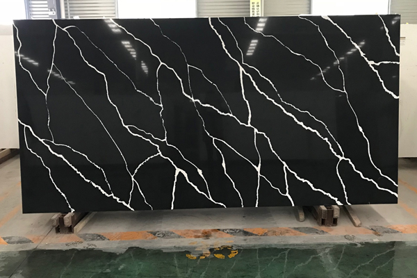 engineered black quartz slab engineered black quartz slab