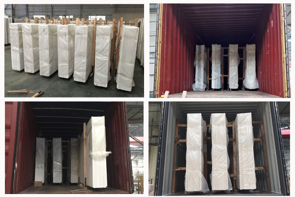 big slab quartz stone package and loading 