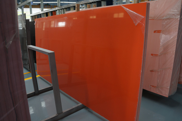 Orange quartz slab Orange quartz slab