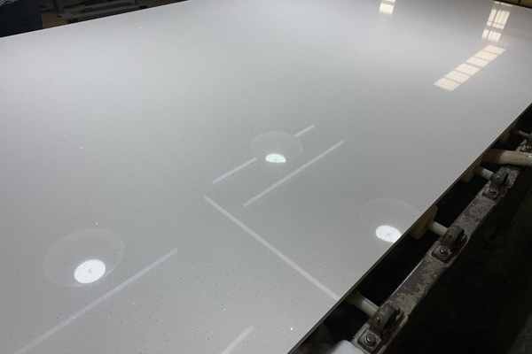 starlight mirror sparkling quartz white slab 