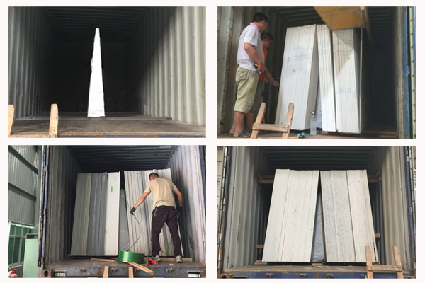 A-frame quartz slab loading 