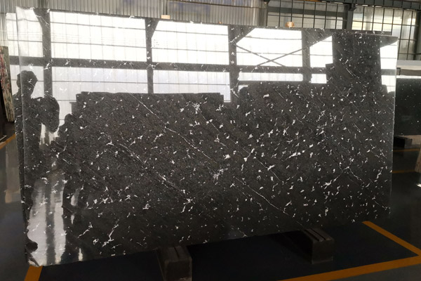 black granite slab top 