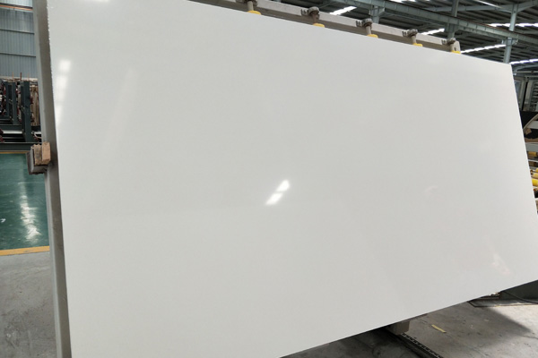 white quartz slab stone 