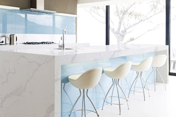 kitchen island top quartz 