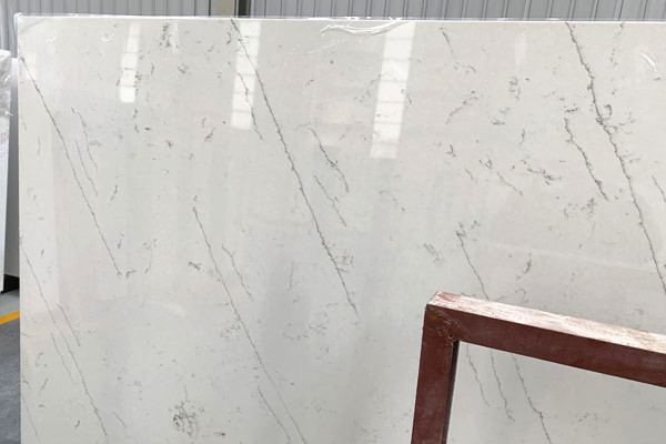 marble vein quartz bench top 