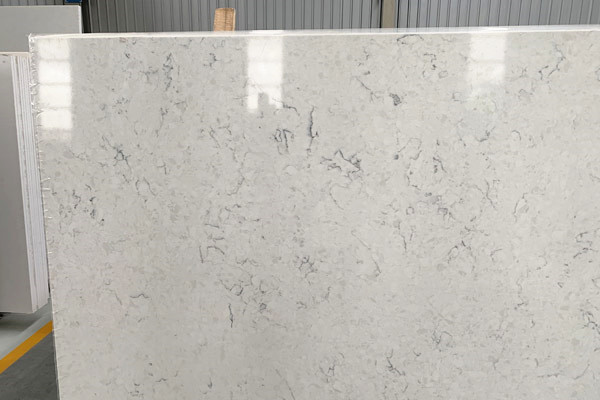 London grey quartz slab 