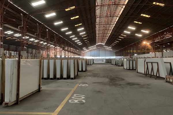 warehouse of nanoglass stone 