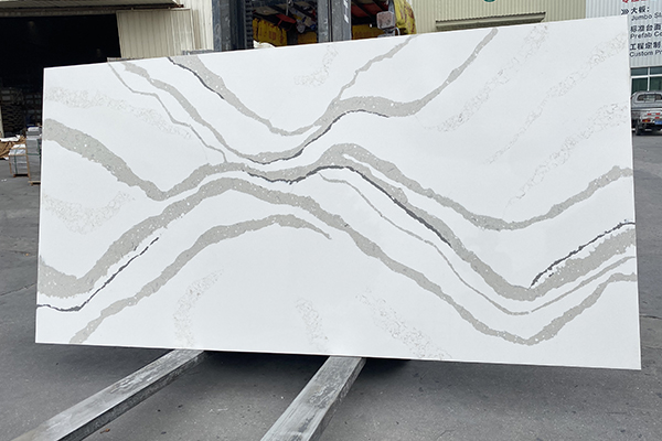 mountain range look quartz slab