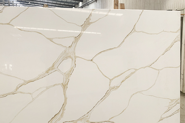 quartz gold staturio slab 