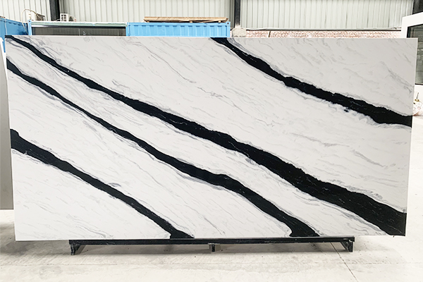 panda white marble sheet quartz color 