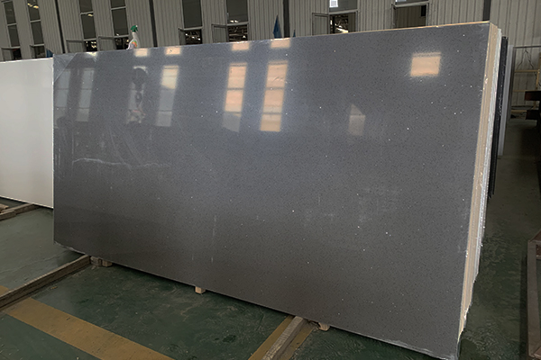 grey artificial stone quartz slab 