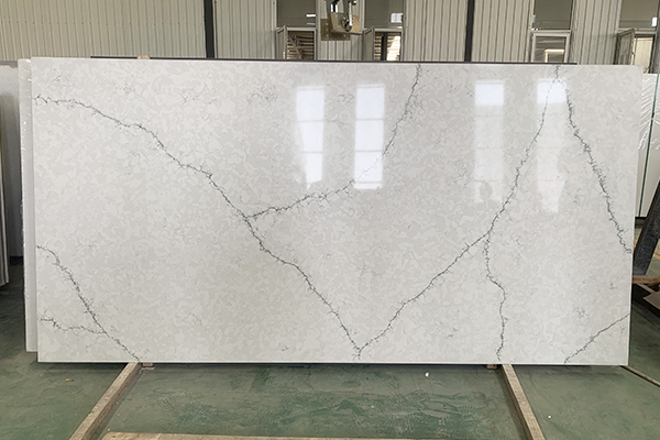 hard surface marble look quartz sheet