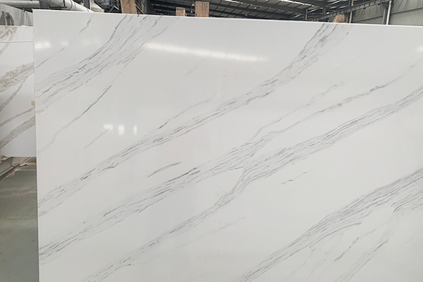 jazz white marble color quartz 