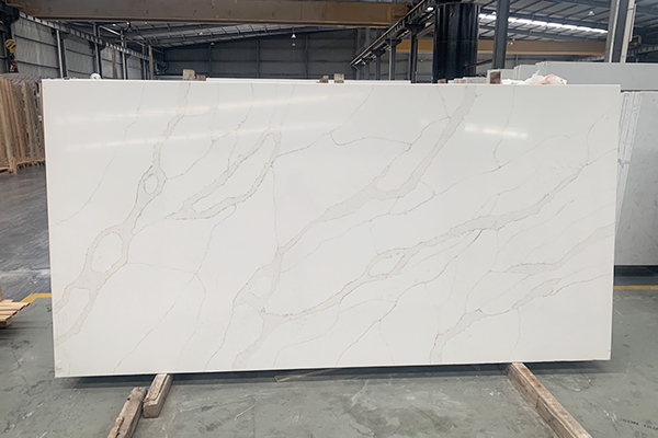 gold vein Calcutta white quartz slab gold vein Calcutta white quartz slab