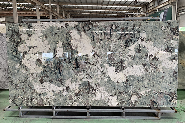 green luxury stone porcelain slab