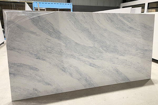blue vein manufactured stone kitchen countertops