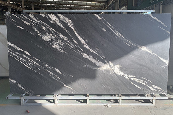 big white vein black stone slab big white vein black stone slab