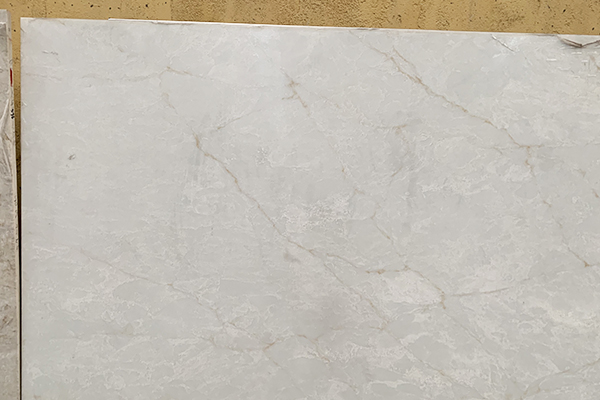 translucent quartz engineered stone slab