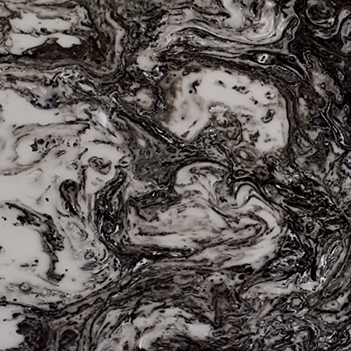 Black artificial onyx slab