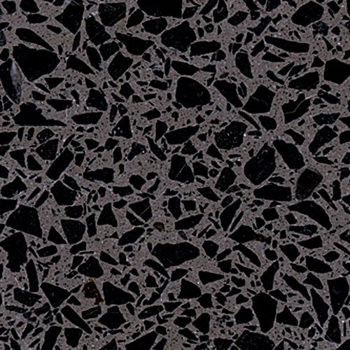 Black stone engineered tiles