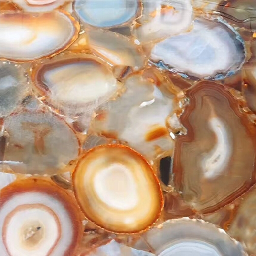 Brown Agate Semiprecious Stone