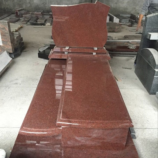 Red Granite Tomb Headstone Designs