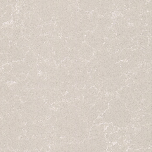 White Vein Beige Quartz Slab