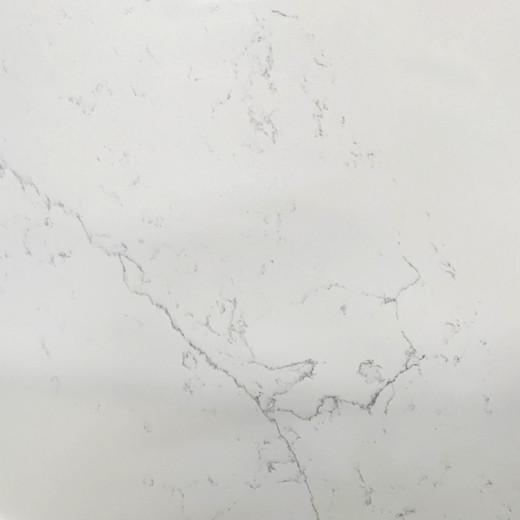 Long marble vein quartz surface