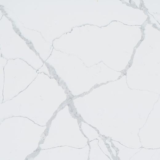 White quartz worktops