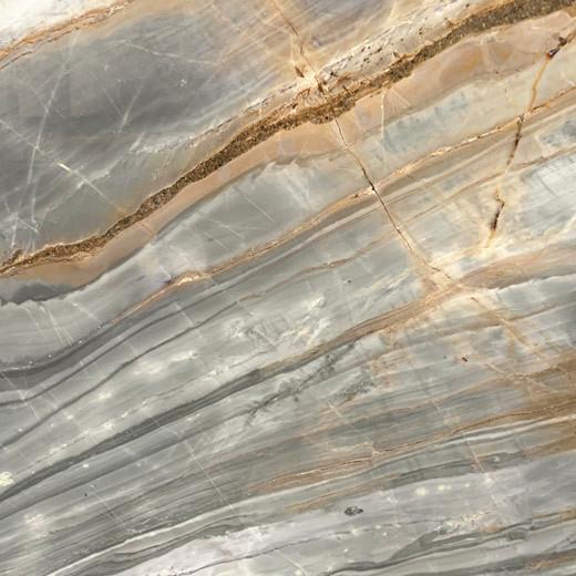 Grey and brown marble slab