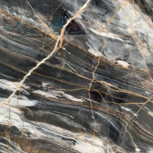 Black natural marble from China