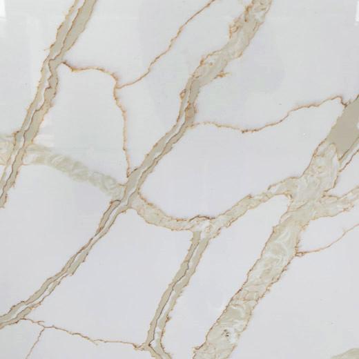 Calacatta gold quartz countertops color