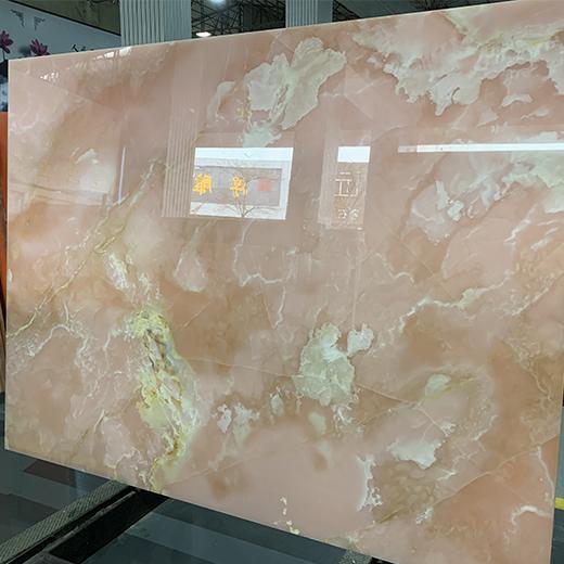 Pink onyx marble stone
