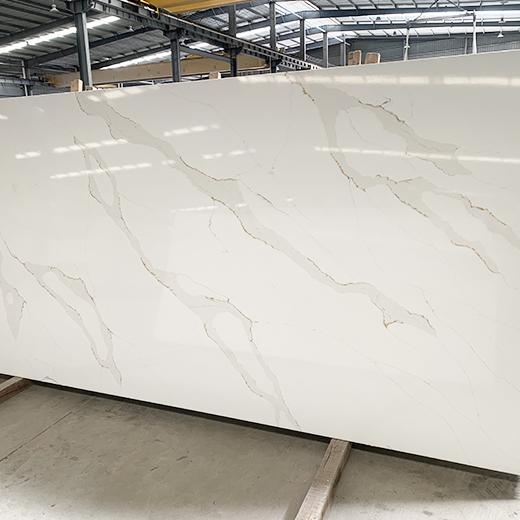 Grout line venato quartz slab