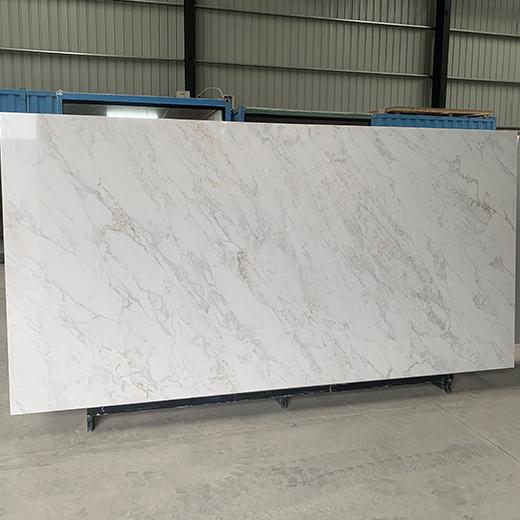 Jazz white quartz marble color slab