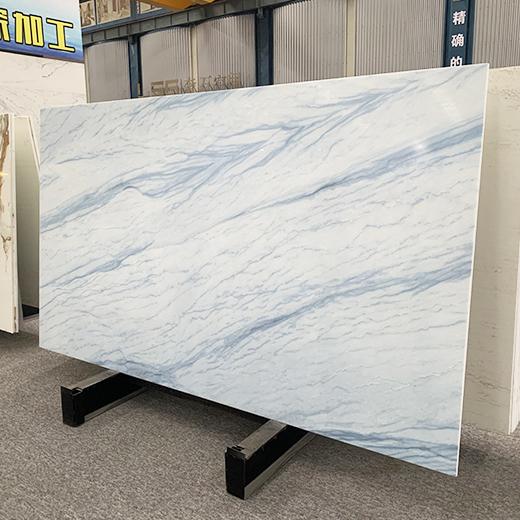 Polished surface nanoglass slab countertop