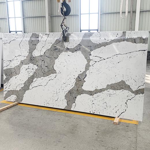 Translucent quartz slab jumbo size