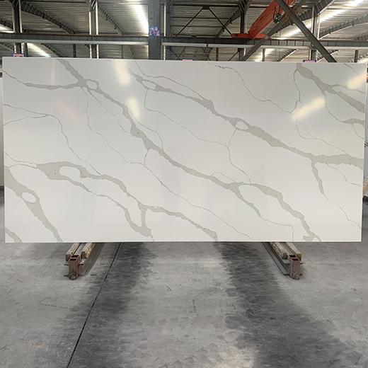 Cheap calacatta white quartz color