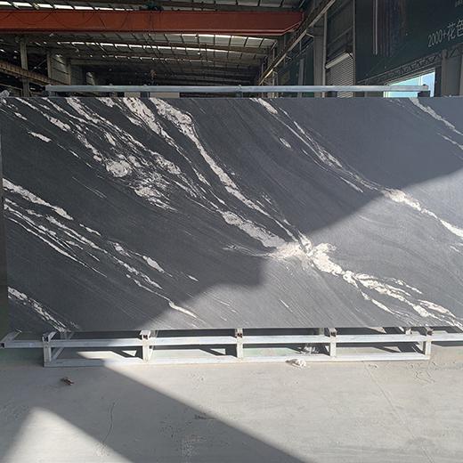 Anti-slip carved surface sintered stone sheet