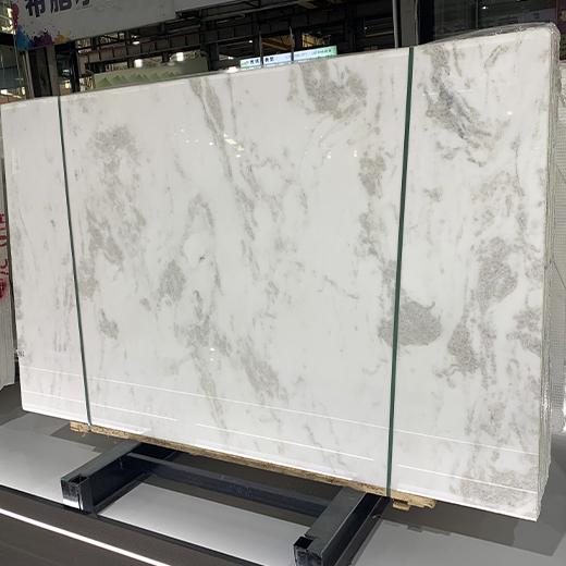 Natural white marble